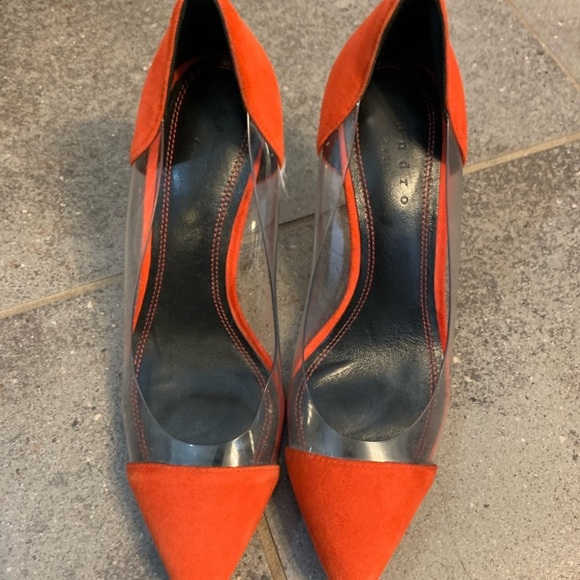 Sandro shoes, red colour, perfect condition. Size 8 - Picture 5 of 5